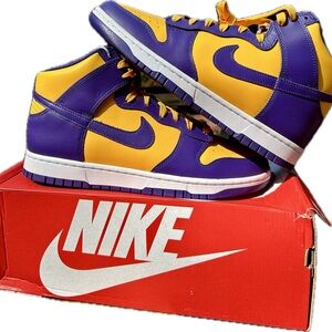 DS Nike Dunk Hi Retro Lakers